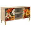 vidaXL TV szekr&eacute;ny GENNEP 102 x 33 x 50 cm Sonoma Szerelt Fa