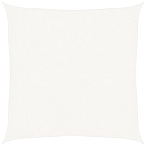 vidaXL feh&eacute;r HDPE napvitorla 160 g/m&sup2; 2,5 x 2,5 m