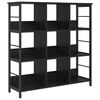 vidaXL K&ouml;nyvespolc 9 szintes 102 x 32 x 104,5 cm Szerelt Fa