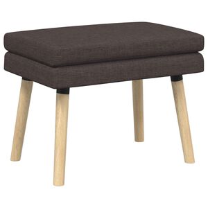 vidaXL K&eacute;ttag&uacute; pad S&ouml;t&eacute;t Barna 60 x 40 x 46 cm Sz&ouml;vet