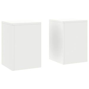 vidaXL N&ouml;v&eacute;ny&aacute;llv&aacute;ny 2 db Feh&eacute;r 24 x 24 x 35 cm Hidegen hengerelt ac&eacute;l
