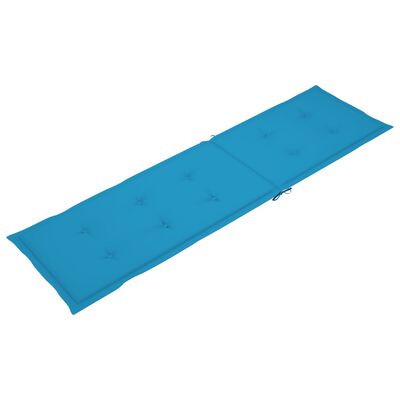 vidaXL kék nyugágypárna (75+105) x 50 x 3 cm