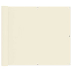 vidaXL Erk&eacute;ly Sz&uacute;nyogh&aacute;l&oacute; Kr&eacute;m 100 x 300 cm Oxford Sz&ouml;vet