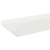 vidaXL Lebegő polc Falra szerelhető 4 pcs Feh&eacute;r 40 x 9 x 2,5 cm Ac&eacute;l