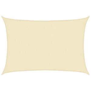 vidaXL kr&eacute;msz&iacute;nű HDPE napvitorla 160 g/m&sup2; 2 x 3 m