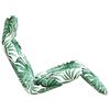 vidaXL oxford-szövet összecsukható napozóágy levélminta 175x54x8,5 cm