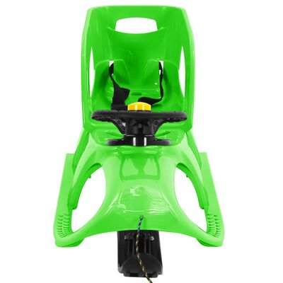 vidaXL zöld polipropilén szánkó üléssel és kormánnyal 102,5x40x23 cm