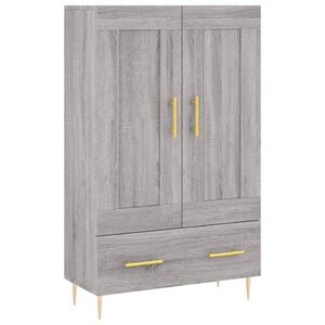 vidaXL sz&uuml;rke sonoma szerelt fa magasszekr&eacute;ny 69,5 x 31 x 115 cm