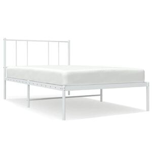 vidaXL feh&eacute;r f&eacute;m &aacute;gykeret matrac n&eacute;lk&uuml;l fejt&aacute;ml&aacute;val 180 x 200 cm
