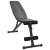 vidaXL S&uacute;ly pad Fekete 131 x 41 x 110 cm Porsz&oacute;rt ac&eacute;l