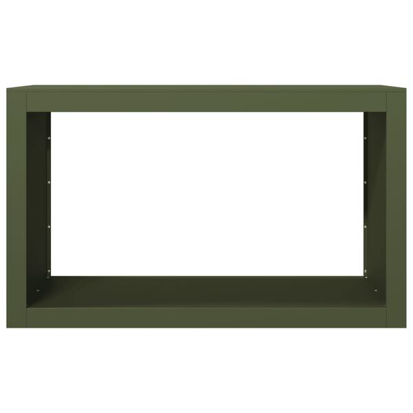 vidaXL z&ouml;ld ac&eacute;l tűzifat&aacute;rol&oacute; 100 x 40 x 60 cm