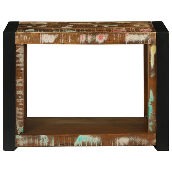 vidaXL Fal Kocka Barna 55 x 35 x 40 cm Tömör újrahasznosított fa