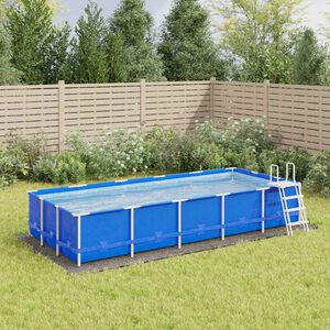 vidaXL vil&aacute;gossz&uuml;rke poli&eacute;szter geotext&iacute;lia medenceal&aacute;t&eacute;t 550 x 280 cm
