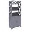 vidaXL sz&uuml;rke cs&aacute;sz&aacute;rfa f&uuml;rdőszobaszekr&eacute;ny 46 x 24 x 116 cm
