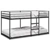 vidaXL fekete ac&eacute;l emeletes &aacute;gy matrac n&eacute;lk&uuml;l 107 x 203 cm