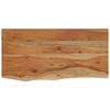 vidaXL t&ouml;m&ouml;r ak&aacute;cfa t&eacute;glalap alak&uacute; fali polc 40 x 20 x 3,8 cm