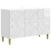 vidaXL Sz&eacute;f Magasf&eacute;nyű Feh&eacute;r 89 x 34,5 x 60 cm Szerelt Fa
