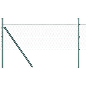 vidaXL Hatsz&ouml;gletű ker&iacute;t&eacute;s talajr&ouml;gz&iacute;tő 10 x 0,4 m PVC-bevonatos ac&eacute;l