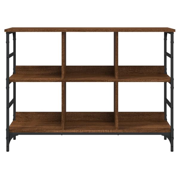 vidaXL barna t&ouml;lgysz&iacute;nű szerelt fa t&aacute;lal&oacute;szekr&eacute;ny 102 x 32 x 73,5 cm