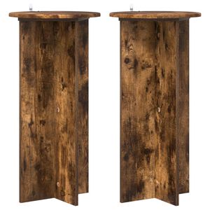 vidaXL N&ouml;v&eacute;ny&aacute;llv&aacute;ny 2 pcs F&uuml;st&ouml;s T&ouml;lgy 40 x 40 x 80 cm Szerelt Fa