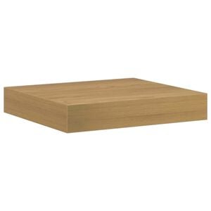 vidaXL Falpolc Falra szerelhető Barna 23 x 23,5 x 3,8 cm Szerelt Fa