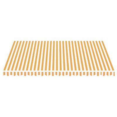 vidaXL sárga és fehér csere napellenző ponyva 4,5 x 3,5 m