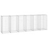 vidaXL horganyzott ac&eacute;l gabion fal fed&eacute;llel 300 x 50 x 100 cm