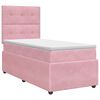 vidaXL Boxspring &aacute;gy matraccal R&oacute;zsasz&iacute;n 80 x 200 cm B&aacute;rsony