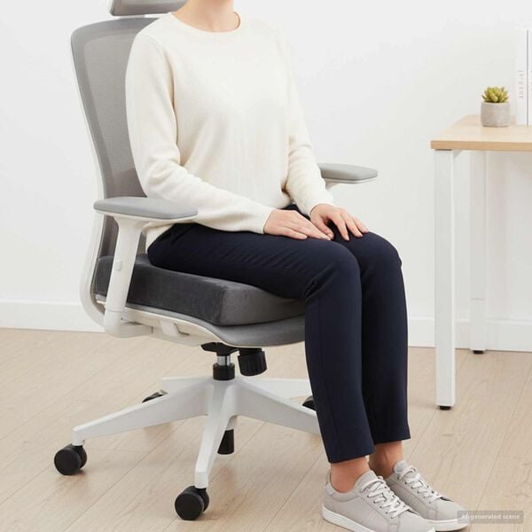 vidaXL &Uuml;lőp&aacute;rna Sz&uuml;rke 40 x 40 x 10 cm PU hab