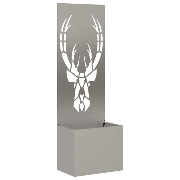 vidaXL Kertv&eacute;dő v&aacute;szon Rozsd&aacute;s 50 x 32 x 150 cm Időj&aacute;r&aacute;s&aacute;ll&oacute; ac&eacute;l