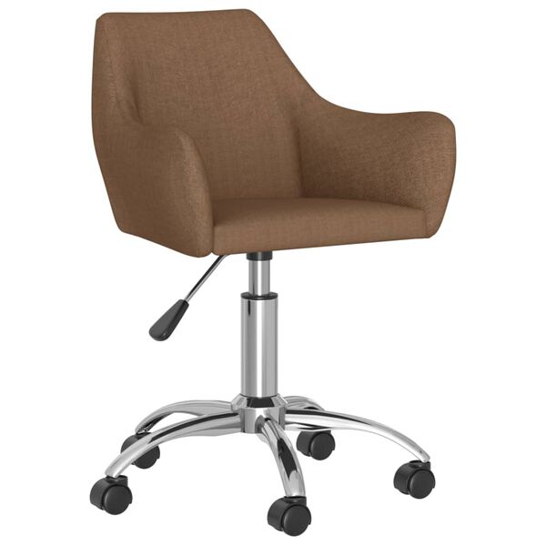 vidaXL barna sz&ouml;vet forg&oacute; irodasz&eacute;k