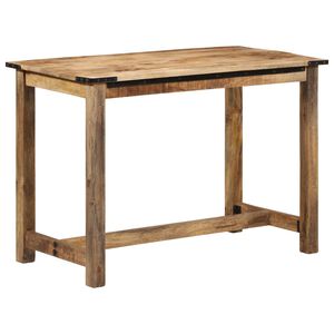 vidaXL t&ouml;m&ouml;r mang&oacute;fa &eacute;tkezőasztal 110 x 55 x 75 cm