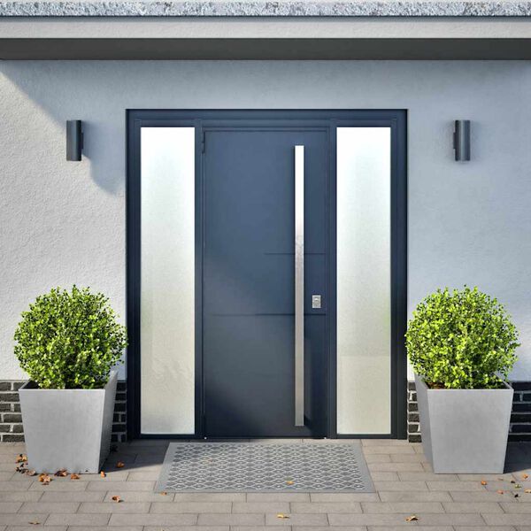 vidaXL 2 db horganyzott ac&eacute;l kerti n&ouml;v&eacute;nytart&oacute; 50 x 50 x 50 cm