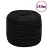 vidaXL fekete poli&eacute;szter munkak&ouml;t&eacute;l 10 mm 250 m