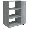 vidaXL sz&uuml;rke sonoma sz&iacute;nű szerelt fa kerekes szekr&eacute;ny 60 x 35 x 75 cm