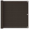 vidaXL barna színű HDPE erkélytakaró 90 x 500 cm