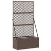 vidaXL Kertifuttat&oacute; vir&aacute;g&aacute;gy&aacute;s Barna 70 x 30 x 135 cm F&eacute;m