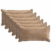 vidaXL P&aacute;rna huzat 6 db HOUTEN Barna 40 x 70 cm Chenille Sz&ouml;vet