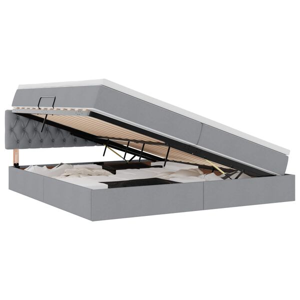 vidaXL &Aacute;gy t&aacute;rol&oacute;val &eacute;s LED l&aacute;mp&aacute;val Vil&aacute;gossz&uuml;rke 200 x 200 cm sz&ouml;vet