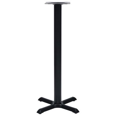 vidaXL fekete öntöttvas bisztróasztalláb 56 x 56 x 107 cm