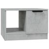 vidaXL betonsz&uuml;rke szerelt fa doh&aacute;nyz&oacute;asztal 50 x 50 x 36 cm