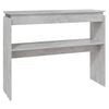 vidaXL betonsz&uuml;rke szerelt fa t&aacute;lal&oacute;asztal 102 x 30 x 80 cm
