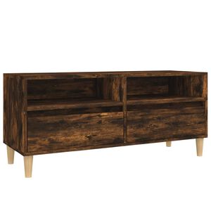 vidaXL f&uuml;st&ouml;s t&ouml;lgy sz&iacute;nű szerelt fa TV-szekr&eacute;ny 100x34,5x44,5 cm