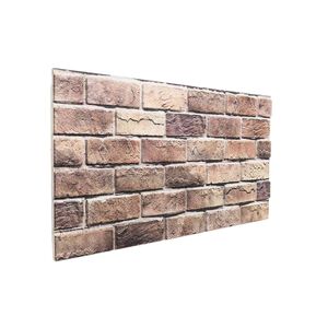 vidaXL Fali panelek 10 db 100 x 50 cm Barna &eacute;s Sz&uuml;rke EPS Hab