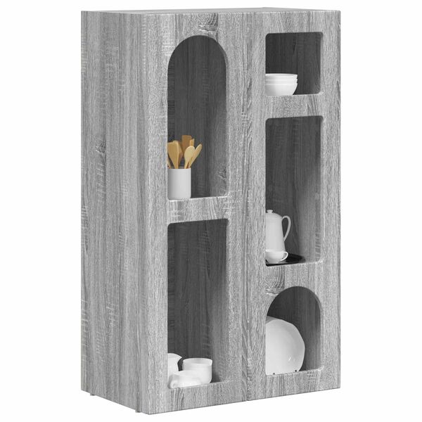 vidaXL Sz&eacute;f Sz&uuml;rke Sonoma 59 x 35 x 100,5 cm Faanyag