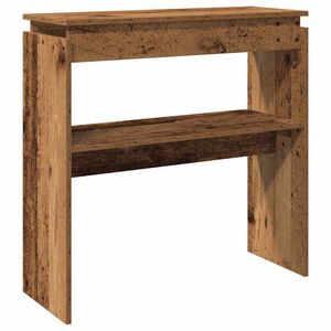 vidaXL sz&uuml;rke sonoma szerelt fa t&aacute;lal&oacute;asztal 80 x 30 x 80 cm