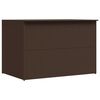 vidaXL barna polyrattan kerti t&aacute;rol&oacute;l&aacute;da 150 x 100 x 100 cm