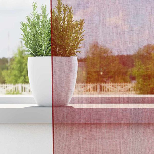 vidaXL 2 db borv&ouml;r&ouml;s f&aacute;tyolf&uuml;gg&ouml;ny&ouml;k hurokkal 140x225 cm