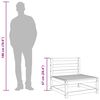 vidaXL 2 db impregn&aacute;lt fenyőfa kerti karfa n&eacute;lk&uuml;li kanap&eacute; 70x70x67 cm