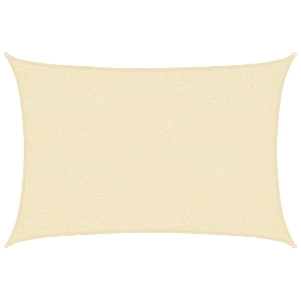 vidaXL kr&eacute;msz&iacute;nű HDPE napvitorla 160 g/m&sup2; 2 x 3 m